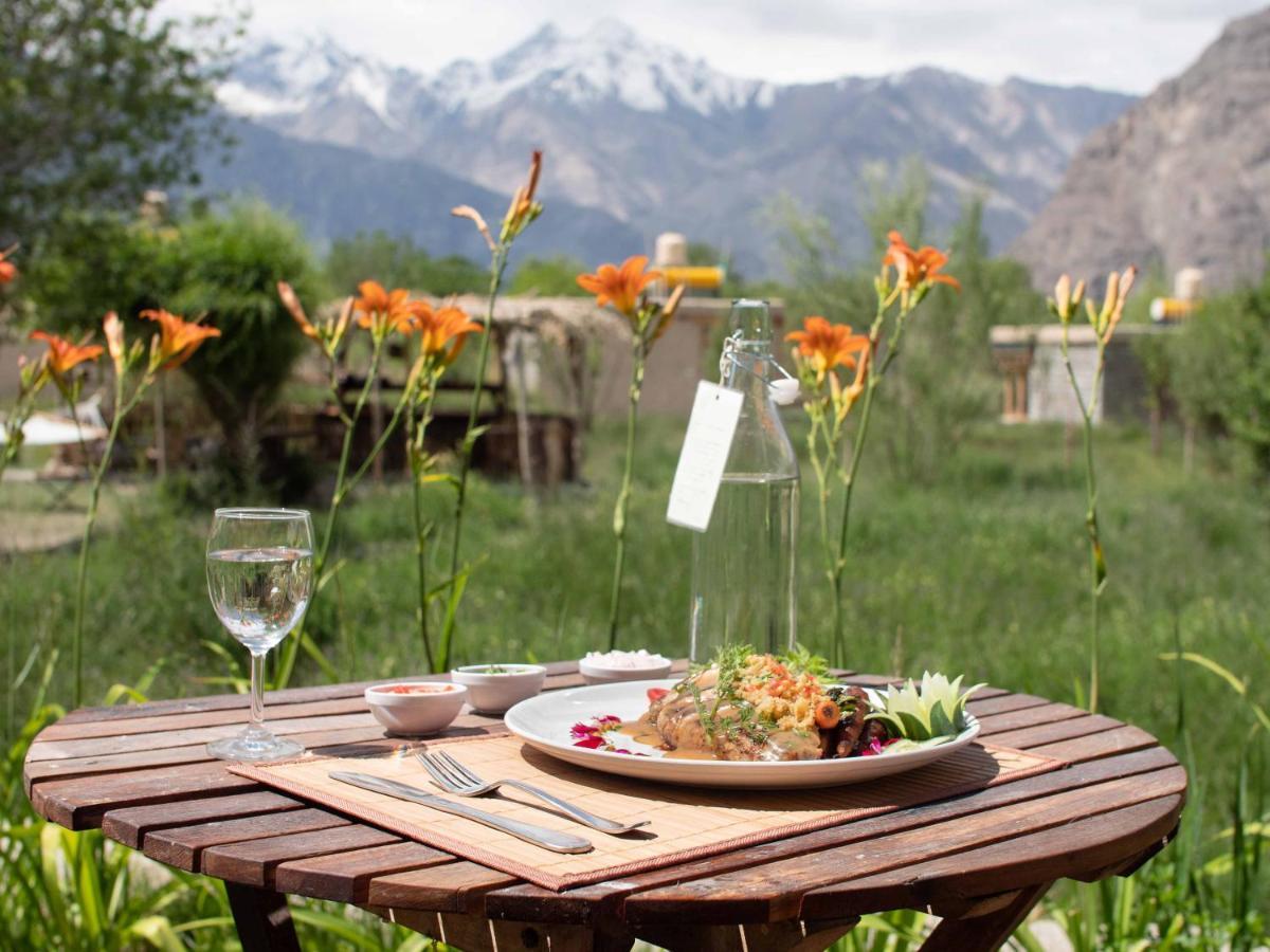 Lchang Nang Retreat-The House Of Trees-Nubra Valley Hotel Sumur Luaran gambar