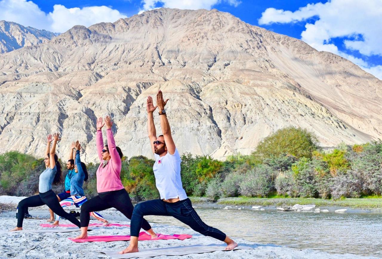 Lchang Nang Retreat-The House Of Trees-Nubra Valley Hotel Sumur Luaran gambar