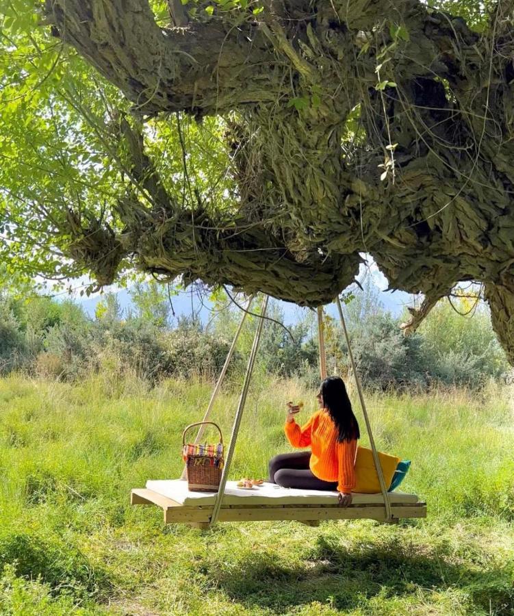 Lchang Nang Retreat-The House Of Trees-Nubra Valley Hotel Sumur Luaran gambar