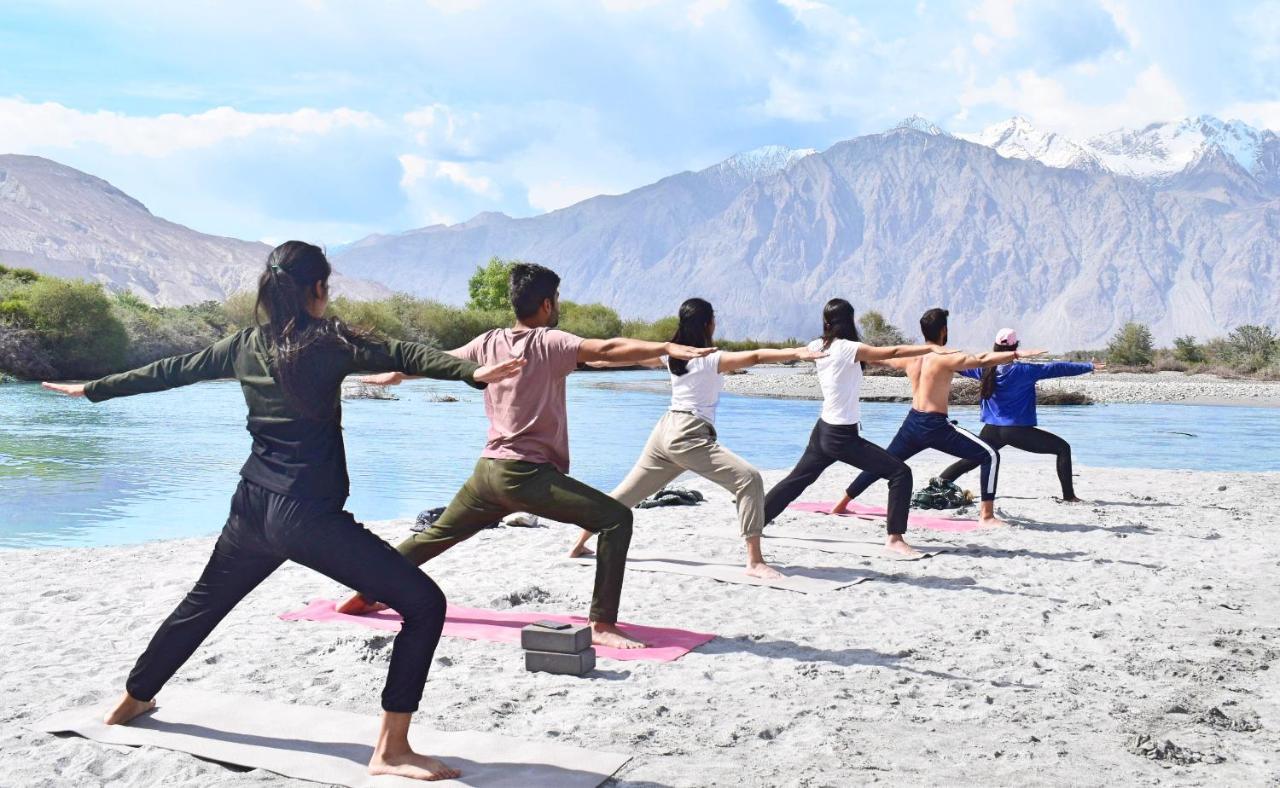 Lchang Nang Retreat-The House Of Trees-Nubra Valley Hotel Sumur Luaran gambar