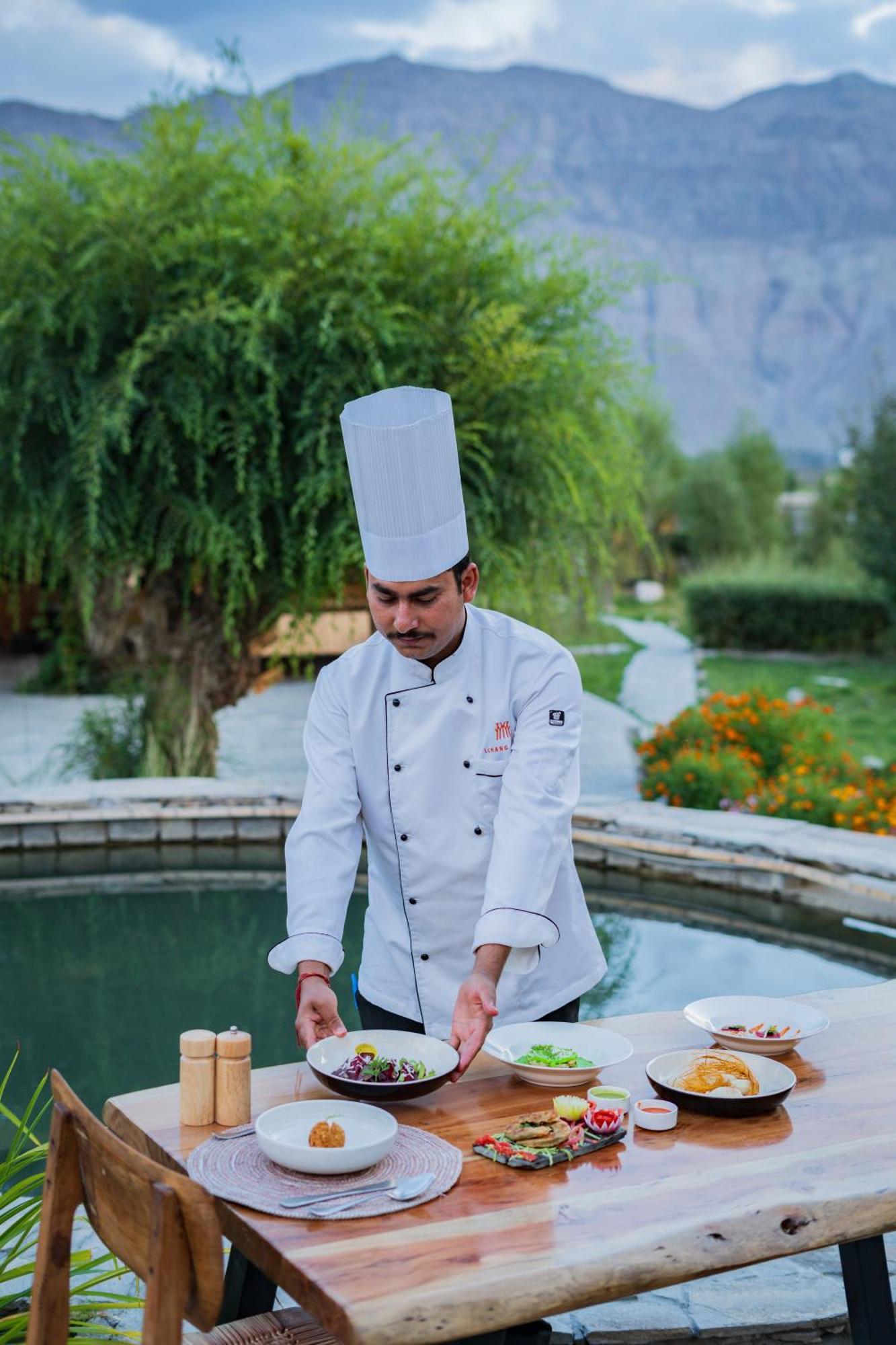 Lchang Nang Retreat-The House Of Trees-Nubra Valley Hotel Sumur Luaran gambar