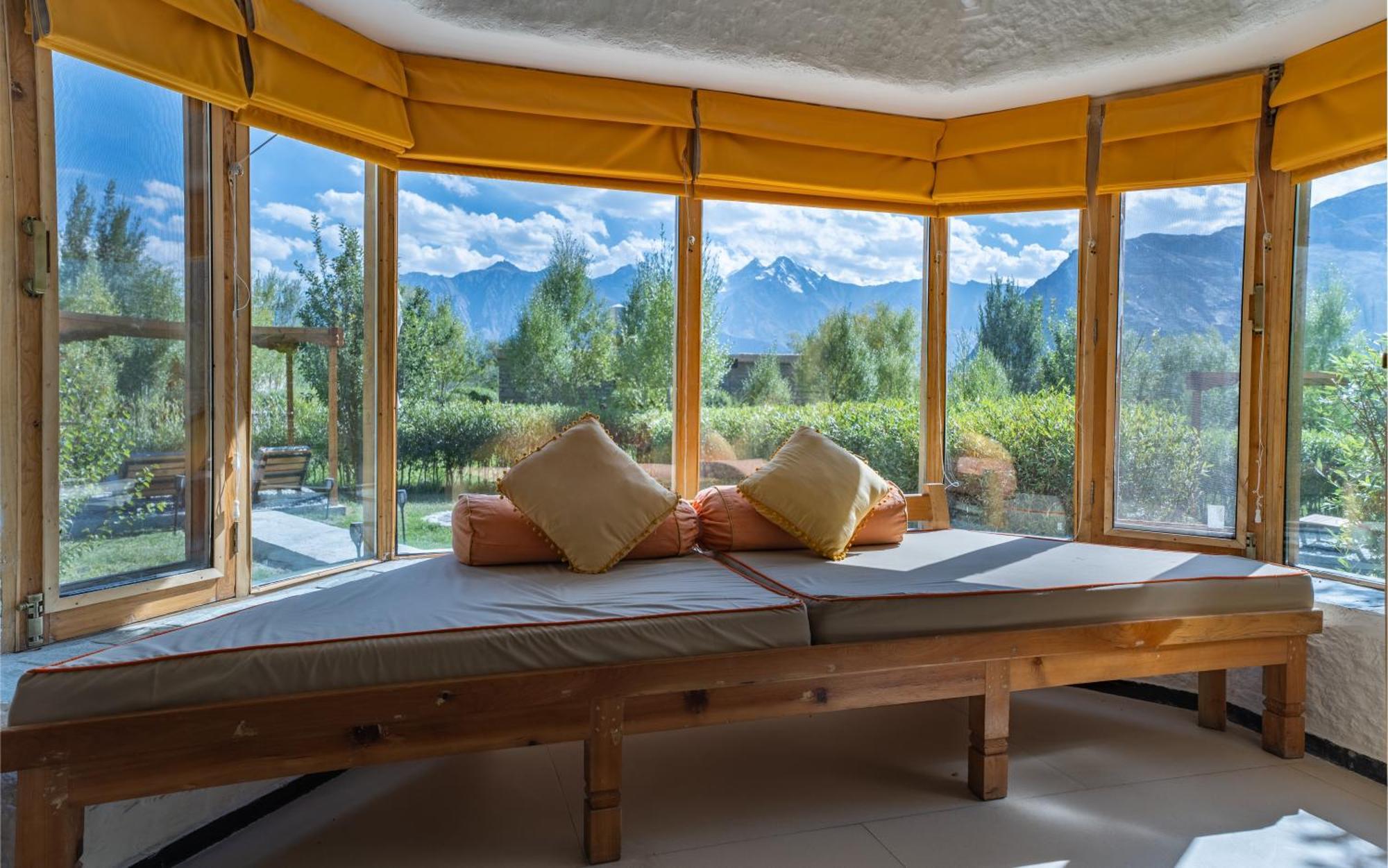 Lchang Nang Retreat-The House Of Trees-Nubra Valley Hotel Sumur Luaran gambar